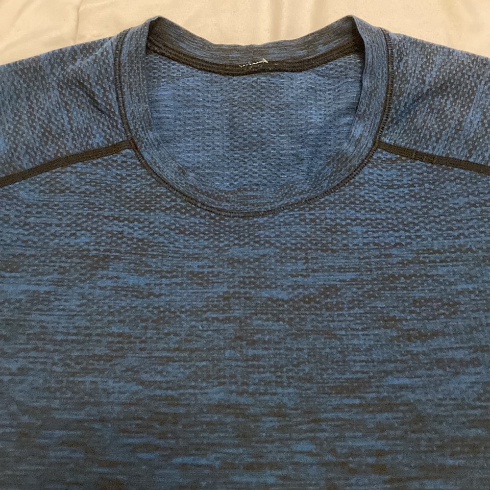 Lululemon Metal Vent Tech Long Sleeve Blue x Black Size M - Picture 4 of 6